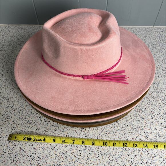 7-Pack PARTY WESTERN HAT PINK BROWN HEART 10 GALLON COWBOY NWOT COUNTRY WESTERN main image 5